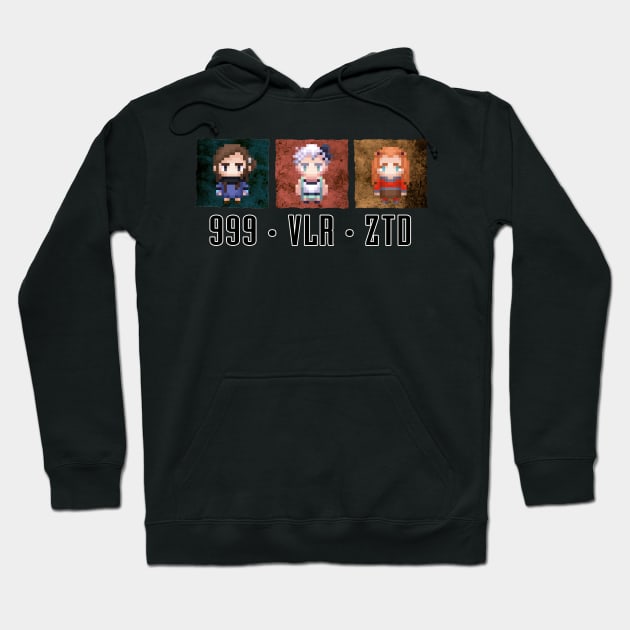 Zero Escape Waifu Trilogy Hoodie by Maxigregrze